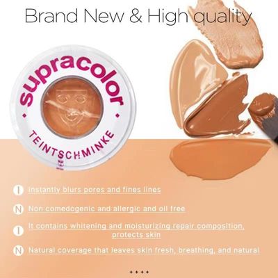 KRYOLAN SUPRACOLOR Vakfı Almanya Orijinal Yüz Uzun Süren Wafter Kanıtlı Makyaj Vakfı