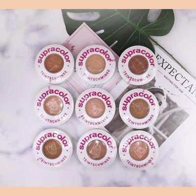 OEM Kryolan Makyaj Fondöten Yağ Kontrolü Supracolor Kozmetik Yüz Pudrası