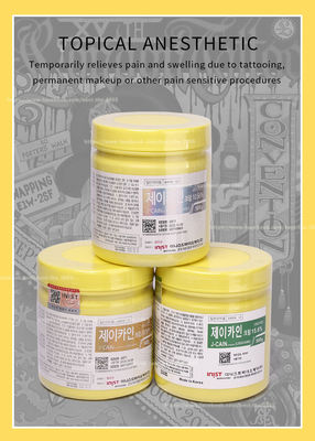 J CAIN 500g %29.9 Dövme Uyuşturma Kremi Orijinal Kalite Yeşil Etiket %15.6/29.9 OEM Paketi İyi Fiyat