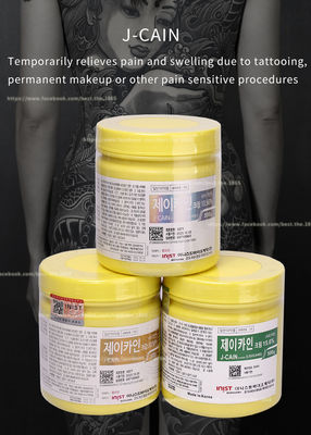 J CAIN 500g %29.9 Dövme Uyuşturma Kremi Orijinal Kalite Yeşil Etiket %15.6/29.9 OEM Paketi İyi Fiyat