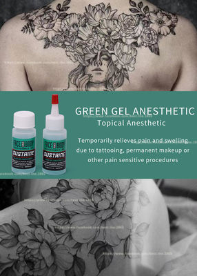 Orijinal Sustaine Numbing Gel Dövme Yeşil Mavi Gel Kalıcı Makyaj Anestezik Gel
