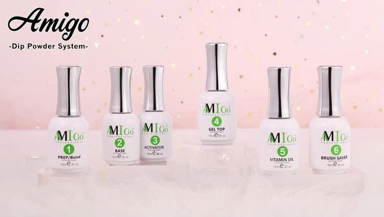 OEM Akrilik Tırnak Dip Toz Kiti Salon İçin Kolay Kalıplama Toksik Olmayan