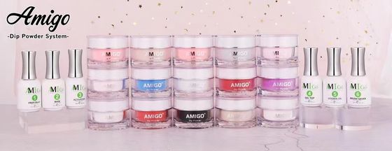 20 Renk Akrilik Tırnak Dip Toz Kit Sistemi 10g Kuru Hızlı
