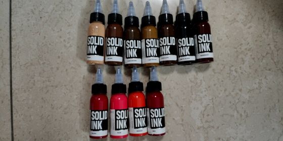 Doğal Renk Kalıcı Makyaj Pigmenti 30ML 60ML Katı Mürekkep Dövme Mürekkebi
