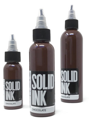 Doğal Görünümlü Kalıcı Makyaj Pigmenti Katı Mürekkep Dövme Mürekkebi Vegan Çikolata 30ML