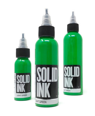 Yeşil Mikro Katı Mürekkep Dövme Mürekkebi Pigmenti 30ML 60ML 120ML 260ML