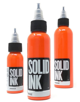 Saf Kalıcı Makyaj Pigment Turuncu Dövme Mürekkebi Katı Vücut Dövme Mürekkebi 30ML 60ML 120ML 260ML