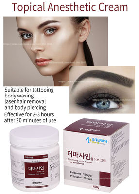 Yüz Microneedling Dövme Kalıcı Makyaj için 450G TGel polishkal Lidokain Krem / Uyuşturma Kremi