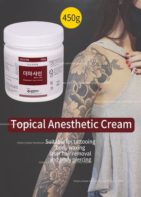 Yüz Microneedling Dövme Kalıcı Makyaj için 450G TGel polishkal Lidokain Krem / Uyuşturma Kremi