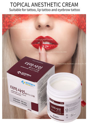 Yüz Microneedling Dövme Kalıcı Makyaj için 450G TGel polishkal Lidokain Krem / Uyuşturma Kremi