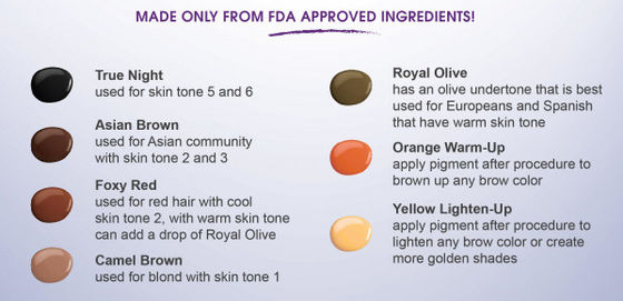 Dövme Biotouch Pure Pigment / Koyu Kahverengi Microblading Pigment 1/2 Oz