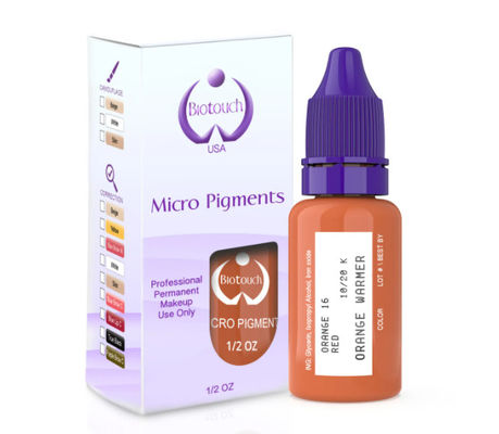 Biotouch MikrGel polishgment Turuncu Pigment Renk Kalıcı Makyaj Microblading Malzemeleri Kaş Gölgeleme MikrGel polishgmentasyon