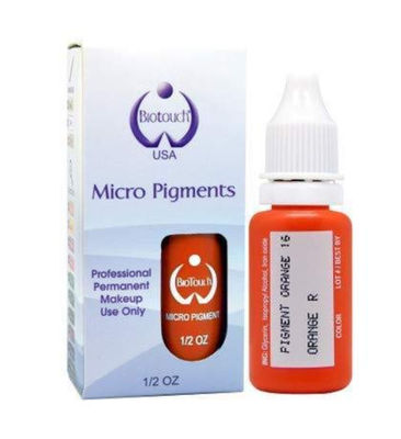 Biotouch MikrGel polishgment Turuncu Pigment Renk Kalıcı Makyaj Microblading Malzemeleri Kaş Gölgeleme MikrGel polishgmentasyon