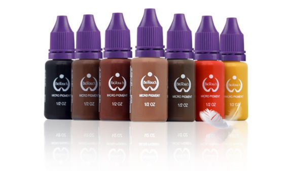 Biotouch Mikro Pigment Koyu Kahverengi Pigment Renk Kalıcı Makyaj Microblading Malzemeleri Kaş Gölgelendirme MikrGel polishgmentasyon
