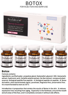 Stalideram Orijinal Botox Enjeksiyonu Daha Genç Yüz İçin Mezo Terapi Güvenli İyi Doğal Etki