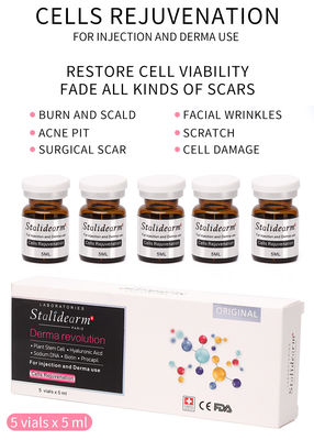 Hücre Gençleştirme Serumu Yaşlanma Karşıtı özü enjeksiyon kullanımı serum seti 5 adet/takım Cilt Nemlendirmesini ve Sıkılığını Destekler